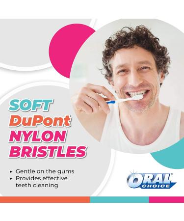 Flame Adult Toothbrushes - Soft Bulk (100 Pieces) | Disposable Nylon Bristles & Tongue Scraper | Premium Hygiene Products for International Shipping - Buy Online on GoSupps.com