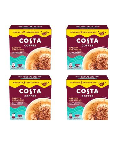 COSTA COFFEE CAPPUCCINO PODS 4 PACKS (CAPPUCCINO 10 CAPSULES)