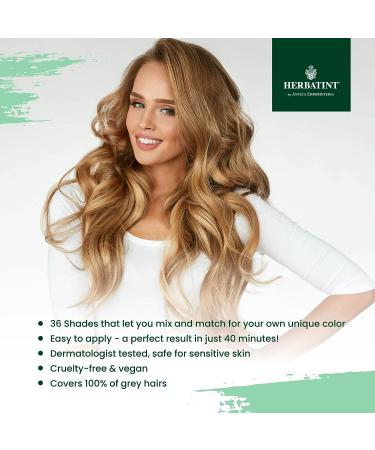 Herbatint 7C Ash Blonde Haircolor Gel 4.56oz - Vegan, Alcohol-Free, 100% Grey Coverage - Buy Online on GoSupps.com