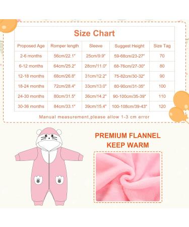 COOKY.D Unisex Winter Hooded Romper Jumpsuit for Babies 2-36 Months - Cat Design - Buy Online on GoSupps.com