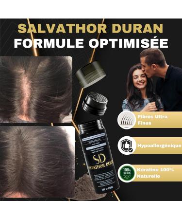 Salvathor Duran Hair Densifying Powder 25g - Hair Powder - Hair Fiber 25g - Hair Densifying Powder - Anti Baldness Powder - Buy Online on GoSupps.com