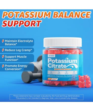 NEVISS 1 Pack Super Vitamin B Complex Gummies + 1 Pack Potassium Citrate 1000mg Gummies - Buy Online on GoSupps.com