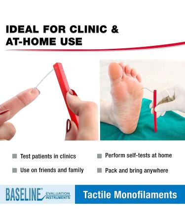Baseline 12-1660 Tactile Monofilament 2-piece Set - Normal 2.83-3.61g (2 Piece Set) - Buy Online on GoSupps.com
