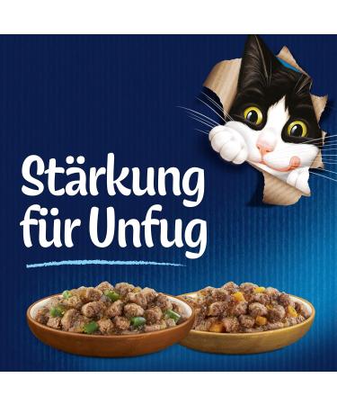 Felix Naturally Delicious Cat Food - Wet Variety Pack with Vegetables in Jelly (6 x 80g) - International Shipping Available - Buy Online on GoSupps.com