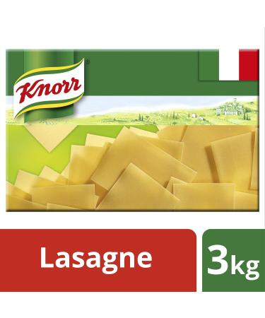 Knorr Collezione Italiana Lasagne Sheets 3kg - Authentic Italian Pasta for Delicious Homemade Meals - Buy Online on GoSupps.com