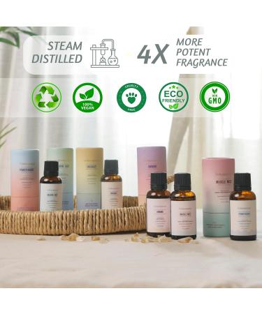 Folkulture Energize Essential Oil Blends - 100% Pure Mandarin & Ginger Aromatherapy with Citrine Crystals | 1 Fl Oz - Premium Home Diffuser Oil - Buy Online on GoSupps.com