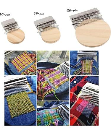 Speedweave Darning Loom - 28 Hooks Wooden Frame for DIY Weaving Repair | Household Mending Tool for Jeans, Socks, Clothes | Beginner Friendly - Buy Online on GoSupps.com