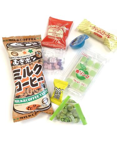 Samurai Dagashi Set: Japanese Snack Assortment with Samurai Kid Sticker - 14.46 Ounce - 36pc Pack - Buy Online on GoSupps.com