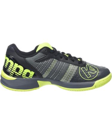 Kempa Unisex Kids Attack Contender Junior Handball Shoes 30 EU - Black/Antracita/Yellow - International Shipping Available - Buy Online on GoSupps.com