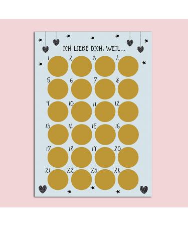 Nastami I Love You Advent Calendar - A3 Christmas Countdown | Unique International Shipping - Buy Online on GoSupps.com