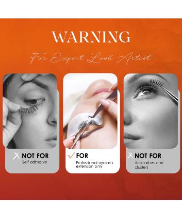 Eyelash Extension Glue - VYRILA Waterproof Black Adhesive | 0.3 Sec Drying Time 7 Weeks Hold | Professional Use Only (5ml - Buy Online on GoSupps.com