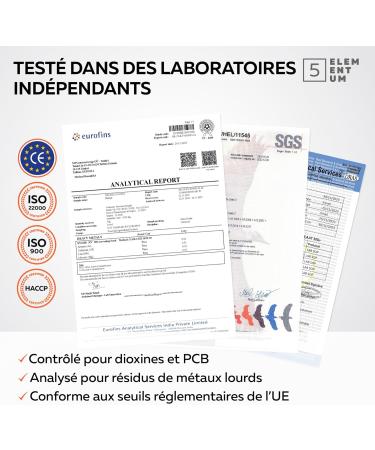  5 elementum Shilajit Original Shilajit Rubbers 2200mg - Premium Quality Shilajit Rubber with Lion's Mane Reishi Chaga & Cordyceps - Himalayan Shilajit for Energy & Energy - Buy Online on GoSupps.com