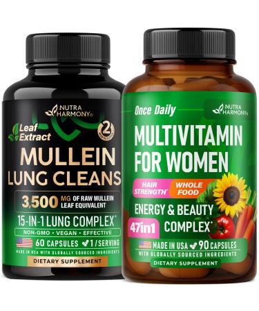 NUTRAHARMONY Mullein Capsules & Multivitamins for Women