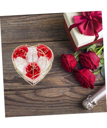 Didiseaon 2 Sets Soap Box Colorful Soap Forever Preserved Rose Roses Fresh Flowers Ladies Baskets Simulation Soap Fine Box Iron - Buy Online on GoSupps.com