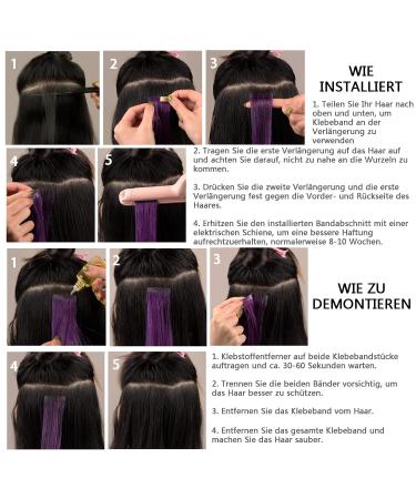Hotlulana Tape In Extensions - 100% Real Hair Balayage Dark Brown & Chestnut Brown - 18 Inch (45cm) Skin Weft (20 Pack) - Buy Online on GoSupps.com