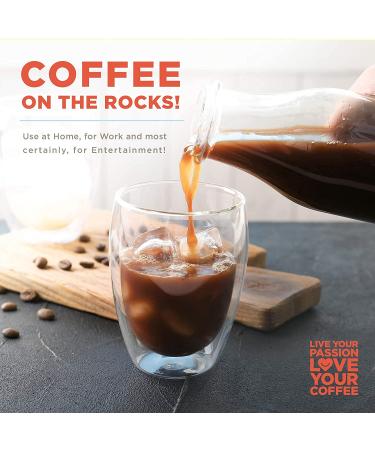 Decaf Colombian Coffee Concentrate - Unsweetened Cold Brew & Iced Coffee Liquid Extract - 100% Arabica, 8oz Bottle - Buy Online on GoSupps.com