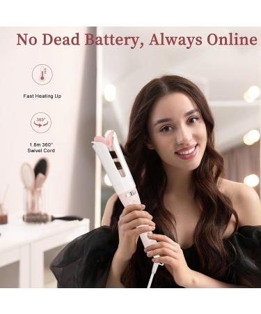 Automatic Curling Iron - Professional 1.25" Rotating Hair Curler Anti-Tangle & Fast Heat Up for Big Curls | International Shipping - Buy Online on GoSupps.com