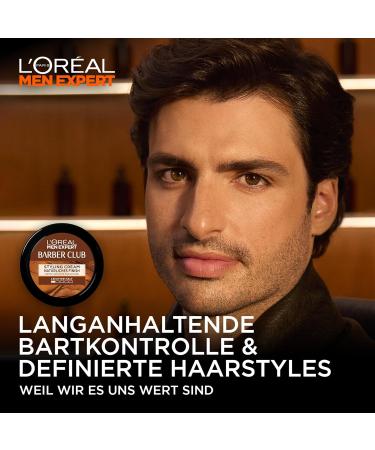 L'Oreal Men Expert Barber Club 24H Hair & Beard Styling Fries Natural Beard & Hair Care 75ml - Buy Online on GoSupps.com