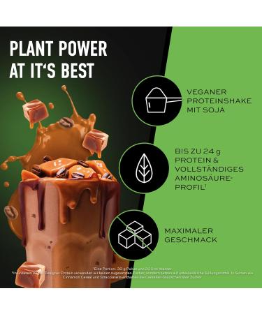 ESN Vegan Designer Protein Powder with Soy - Salted Caramel Mocha - 900g - Buy Online on GoSupps.com