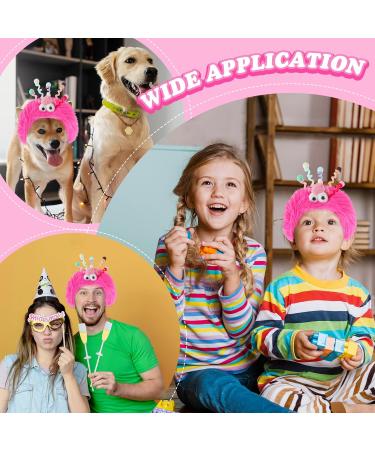 Face Wash Headbands for Women Plush Spa Hair Bands Makeup Headbands Skincare Headbands Cute Fluffy Creative Hair Accessories for Washing Face Funny Gifts for Women Girls (Pink) - Buy Online on GoSupps.com
