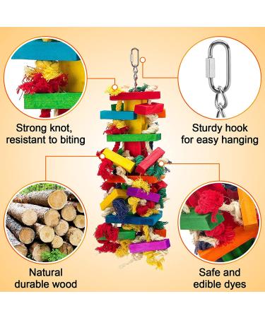 MEWTOGO Extra Large Bird Parrot Toys for African Grey, Macaws, and Amazon Parrots - Buy Online on GoSupps.com