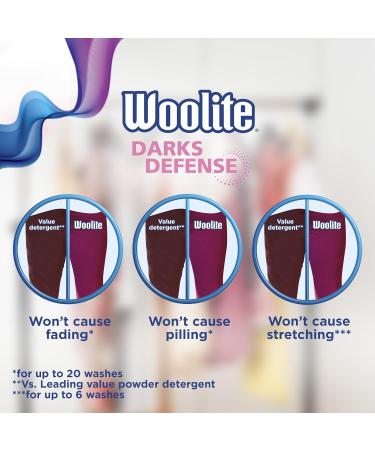 Woolite Darks Liquid Laundry Detergent - HE Compatible Colour Renew 100 Fl Oz (Pack of 1) | International Shipping Available - Buy Online on GoSupps.com
