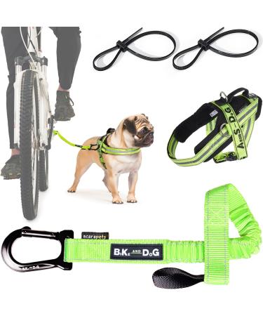 Bike and Dog - dog leash and dogs for the bike dishes with 3 rings 2 of which side including 2 special bicycle bridles.Patented.Dog leash and dogs of dogs yb