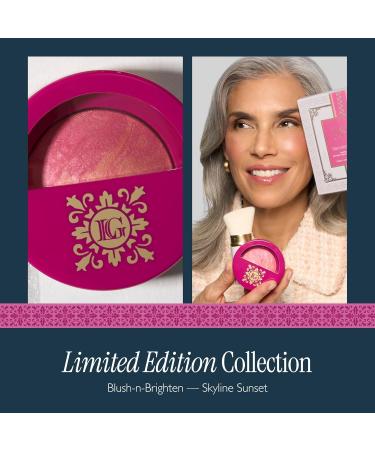 LAURA GELLER NEW YORK Limited Edition Baked Blush-n-Brighten Marbleized Blush - Skyline Sunset - Pink Color for Cheeks 00 Skyline Sunset 2.5 Ounce (Pack of 1) - Buy Online on GoSupps.com