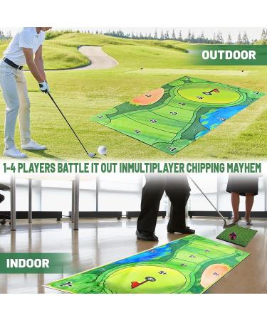 Casual Golf Game Set with Sticky Playing Mat and Golf Balls - Perfect for Home, Office, Family Fun - Includes Chipping Mat and Carrying Bag - Buy Online on GoSupps.com