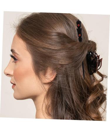 Beavorty Carved Ebony Hairpin Sandalwood Hair Sticks for Women wooden vintage hair sticks Hair Clips jade hair pins bride headpieces for wedding wood hair pin bun Chinese style Miss - Buy Online on GoSupps.com