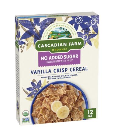 Cascadian Farm C r ales la vanille bio sans sucre ajout 355 ml