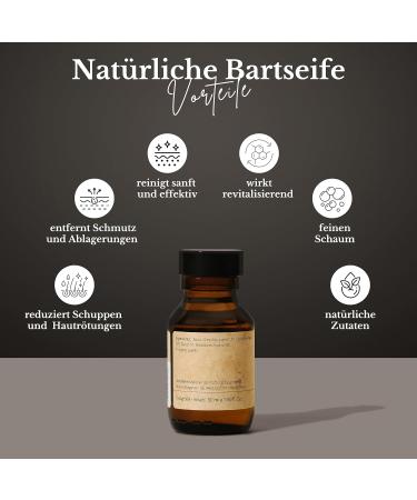 Meißner Tremonia 50ml Bar Soap Pure - Vegan Beard Shampoo with Organic Olive Oil for Daily Care - No Artificial Additives - International Shipping Available - Buy Online on GoSupps.com