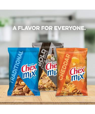 Chex Mix Snack Mix Cheddar Savory Snack Bags Multipack 1.75 oz 10 ct - Buy Online Now! - Buy Online on GoSupps.com