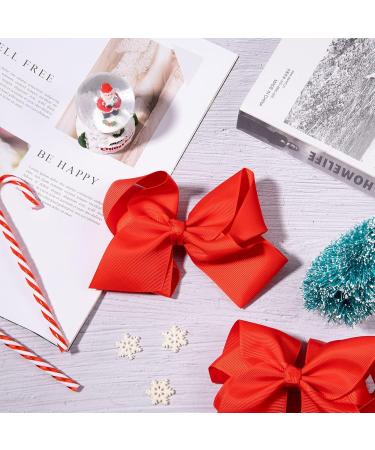 Whaler Hair Loop Clips - 15.2 cm Red Fashionable Hair Accessories for Girls Women & Toddlers - 2 Pack - Buy Online on GoSupps.com