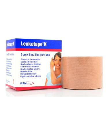 Leukotape K Kinesiology Tape (Tan 5cm x 5m) by BSN Medical