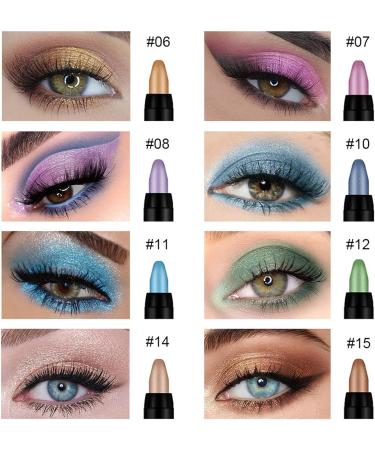  Generisch Cream eyeshadow pencil set Blendable eye pencil applicators with a silky subtle sheen smudge-proof highlighter sticks for flawless application - Buy Online on GoSupps.com