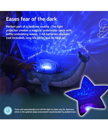 Cloud b Ocean Projector Nightlight with White Noise | Tranquil Whale Family - Blue Aqua - Buy Online on GoSupps.com