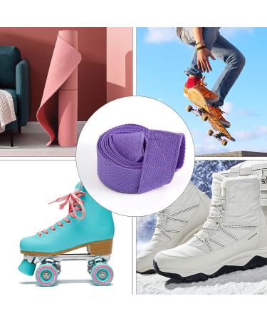 Adjustable 3Pc Yoga Mat & Roller Skate Carrier Strap | Ideal for Skiing, Snowboarding, Ice Skates & Rollerblades - Buy Online on GoSupps.com