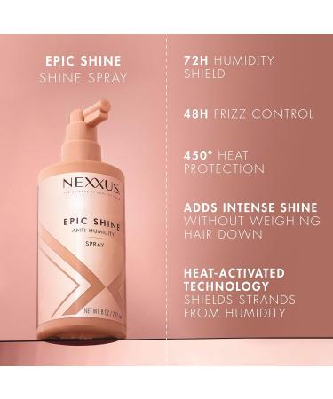 Nexxus Maximum Hold Hairspray 10 oz & Anti-Humidity Spray Epic Shine 8 oz Bundle - Buy Online on GoSupps.com