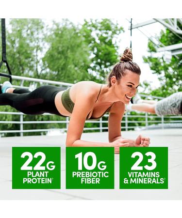 Designer Wellness Plant Meal Replacement Powder - Pea & Rice Protein with Vitamins, Minerals, Fats, Antioxidants - Belgian Chocolate - 1.32 lb - Buy Online on GoSupps.com