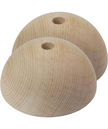 ALPIDEX Wooden Hemispheres Climbing Holds - 2pcs Campussloper - Smooth Real Wood 13cm Sizes for International Shipping - Buy Online on GoSupps.com