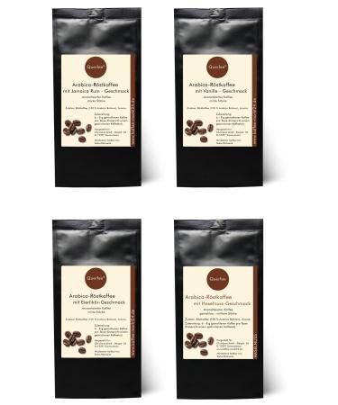 Coffee gift set tried - Jamaica rum vanilla egg liqueur hazelnut - 4 x coffee with taste - Arabica roasted coffee with aroma - ground - 4 x 75 g (300 g) - Buy Online on GoSupps.com