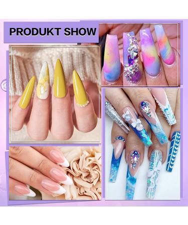 JOSLOVE Acrylic Nail Kit: 9 Colors Powder, Liquid Monomer, 5 Brushes - Beginner Set (S02) - Buy Online on GoSupps.com