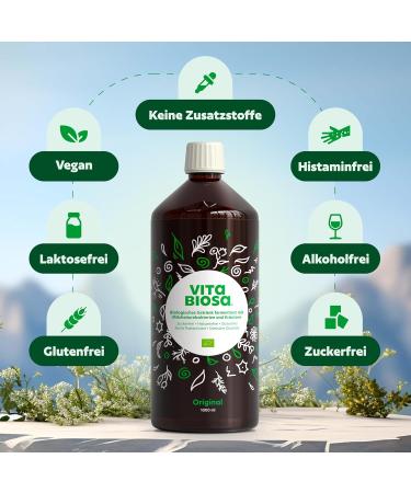 Vita Biosa Herbs Eco - Fresh & Sour Probiotic Drink 1L | International Shipping Available - Buy Online on GoSupps.com