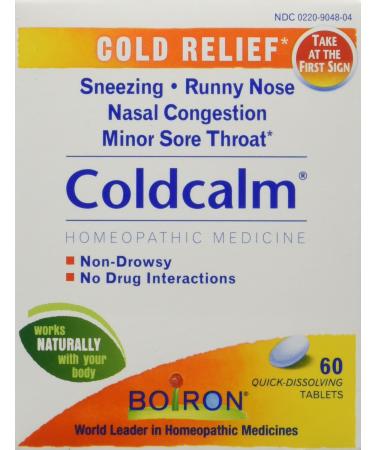 Boiron Coldcalm Tablets 60 Count