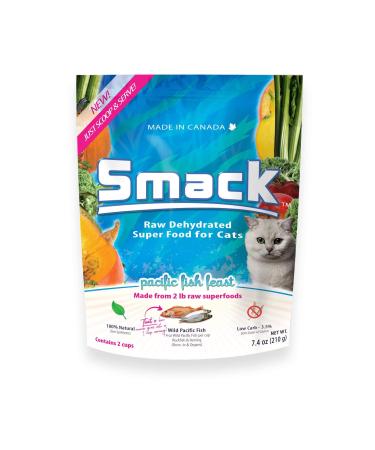 Smack Raw Dehydrated Pacific Fish Feast Cat Food (3.3 Pounds)