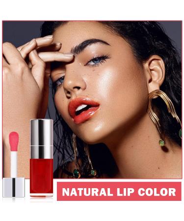 ZHISHUDL Plumping Lip Gloss Makeup Gift - Cherry Red Lip Tint Stain for Hydrating and Moisturizing Lips - Buy Online on GoSupps.com