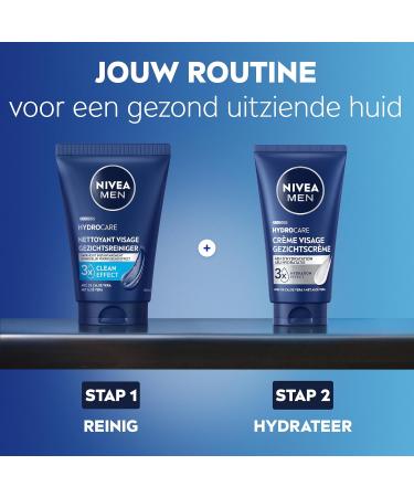 Beiersdorf NIVEA MEN Hydrocare Facial Cream XXL 100ml Moisturizing Cream Moisturizer Facial Cream Men for Normal & Sensitive Mens Skin Day Cream - Buy Online on GoSupps.com