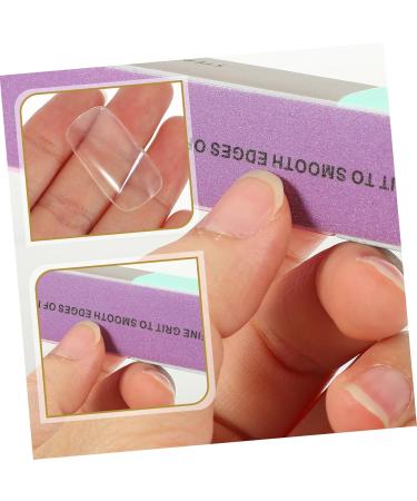 HAPINARY 1 Set Nail Set Nail Grooming Kit Cosmetology Kit French Style Nail Tips Nail Grinding Bar Nails Nail Polishing File Transparent Nail Tips Nail Cover Manicure Plastic Nail Scissors 13X7cm Assorted Color 3 - Buy Online on GoSupps.com