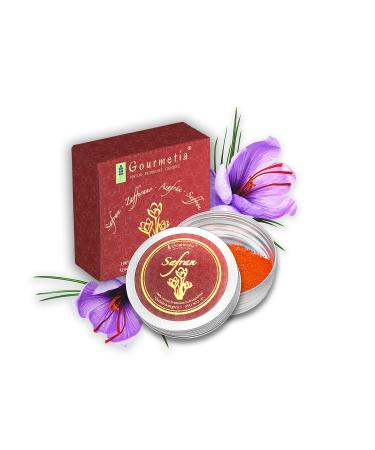 Gourmetia Saffron Powder Saffron Powder in Premium Quality 5 Grams - Category I Superior (ISO 3632-2) 5.0 grams - Buy Online on GoSupps.com